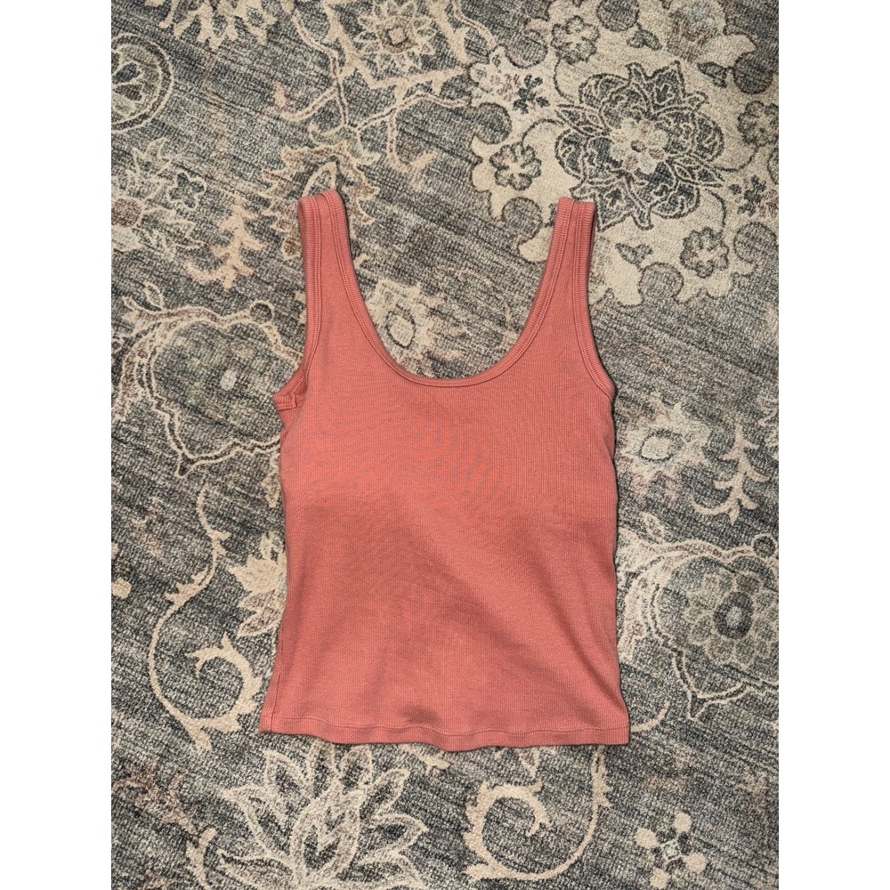 Abercrombie & Fitch Bra Free Collection Ribbed Tank Top
